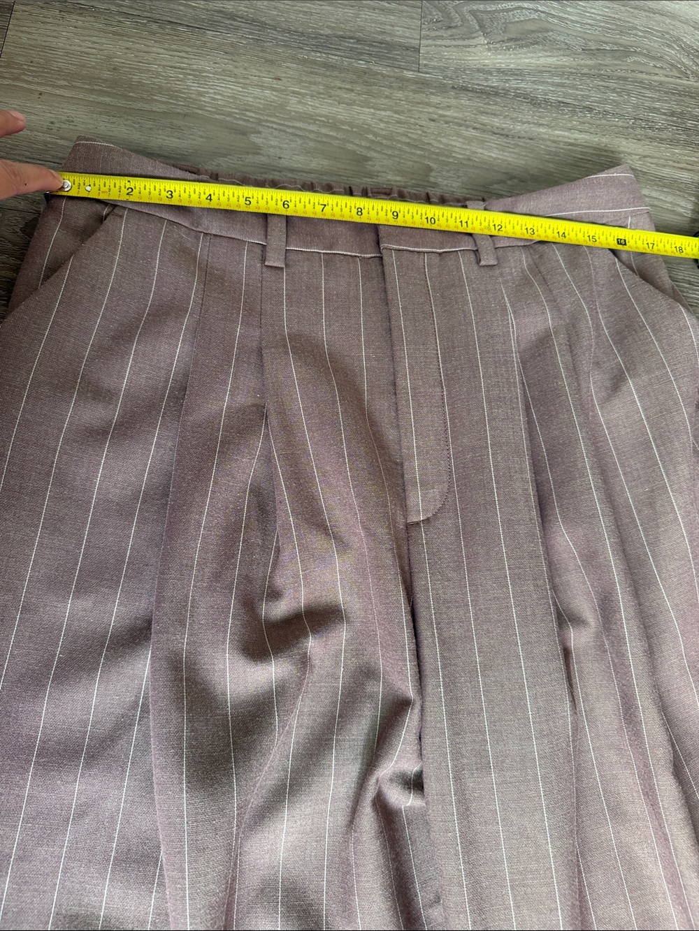Anthropologie Maeve The Avery Pleated Wide-Leg Trousers Size: L - Picture 8 of 11